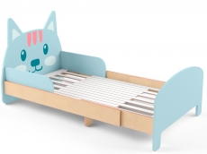Ліжко дитяче розсувне IndigoWood Slide Cat pink